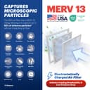 Thumbnail 2 de BNX TruFilter MERV 13 20 x 20 x 1 HVAC air filter 🛠️