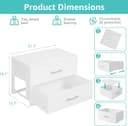 Thumbnail 2 de BOLUO 2-Drawer Stackable Fabric Storage Organizer for Closet 🧺