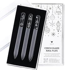 Bona Fide Beauty Christmas Gift Set — 3 Glass Nail Files 💅