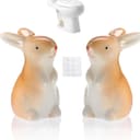 Thumbnail principal de Bunny Ceramic Toilet Bolt Caps for Decor 🎯