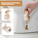 Thumbnail 1 de Bunny Ceramic Toilet Bolt Caps for Decor 🎯