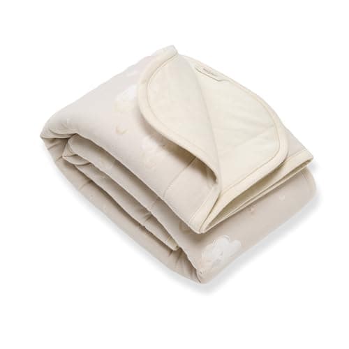 Burt's Bees Baby Reversible Blanket Organic Jersey Quilted 🧸
