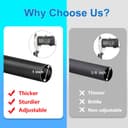 Thumbnail 4 de Byondeth Adjustable Curtain Rod 16–88 in, 1 in diameter 🪟