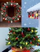 Thumbnail 5 de C9 Red and White Christmas String Lights 26 Red Frosted Bulbs 🎄