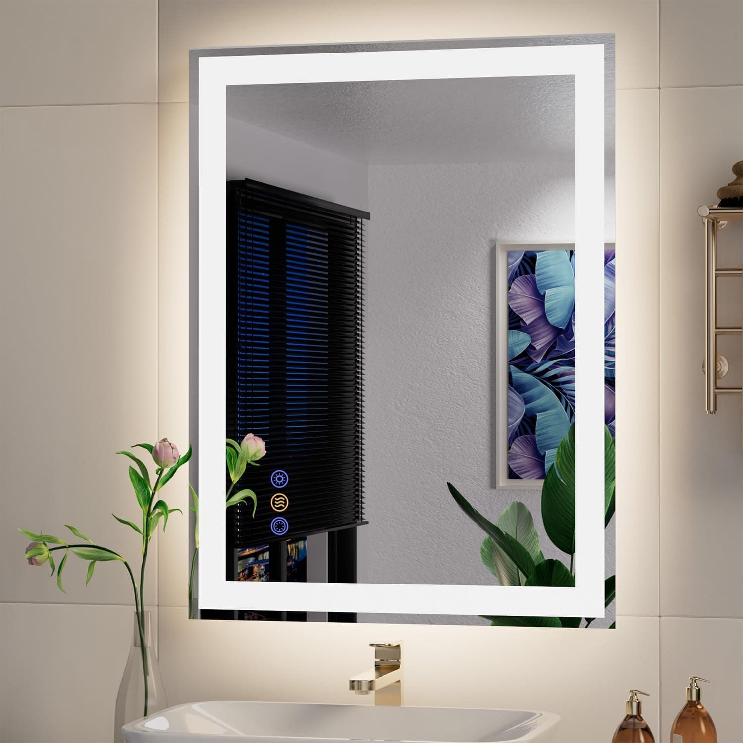 Callsky 24" x 32" LED Bathroom Mirror with Dimmer 🪞