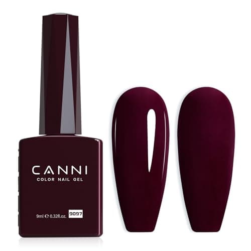 CANNI Dark Red Gel Nail Polish 1Pc 💅