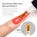 Thumbnail 6 de CANNI Dark Red Gel Nail Polish 1Pc 💅