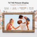 Thumbnail 2 de Canupdog 16 Inch Digital Picture Frame with 32GB 📷