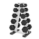 Thumbnail principal de CAP Barbell 150 LB Coated Hex Dumbbell Set 🏋️♂️