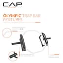 Thumbnail 2 de CAP Barbell Olympic Trap Bar for Deadlifts 🏋️