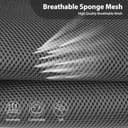 Thumbnail 3 de CAR PASS 3D Foam Leather Front Seat Covers, Charcoal Gray 🚗