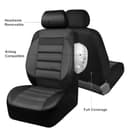 Thumbnail 4 de CAR PASS 3D Foam Leather Front Seat Covers, Charcoal Gray 🚗