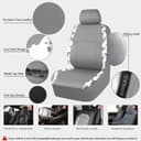 Thumbnail 2 de CAR PASS Cow Print Car Seat Covers Universal SUV Set 🚗