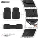 Thumbnail 2 de CAR PASS Heavy Rubber Car Floor Mats — Universal Trim-to-Fit 1 set 🚗