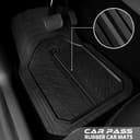 Thumbnail 8 de CAR PASS Heavy Rubber Car Floor Mats — Universal Trim-to-Fit 1 set 🚗
