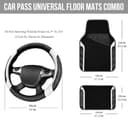 Thumbnail 1 de CAR PASS Leather Steering Wheel Cover 15" 🚗