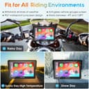 Thumbnail 3 de Carpuride W502PRO 5" Motorcycle GPS Navigation 📷