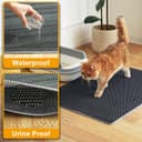 Thumbnail 4 de Cat Litter Mat 25" x 16" honeycomb trap for cats 🐾