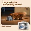 Thumbnail 5 de Cat Water Fountain 2.6L Stainless Steel Pet Fountain 🐶