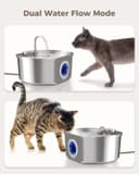 Thumbnail 4 de Cat Water Fountain Stainless Steel 108 oz automatic pet fountain 🐶
