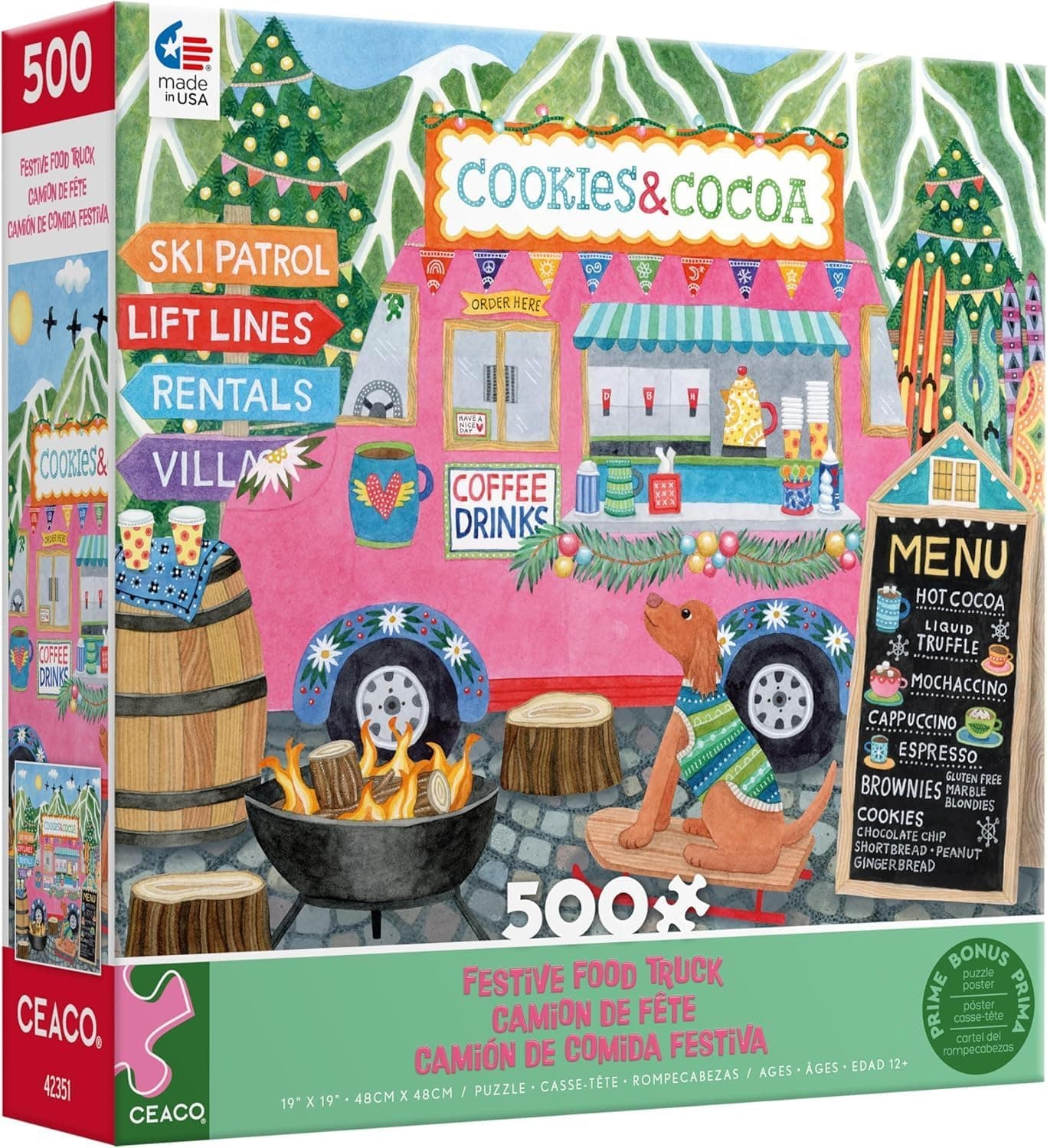 Ceaco Festive Food Truck II 500-piece jigsaw puzzle 🧩