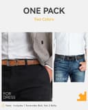 Thumbnail 3 de CHAOREN Reversible Leather Dress Belt 1.25" 👔