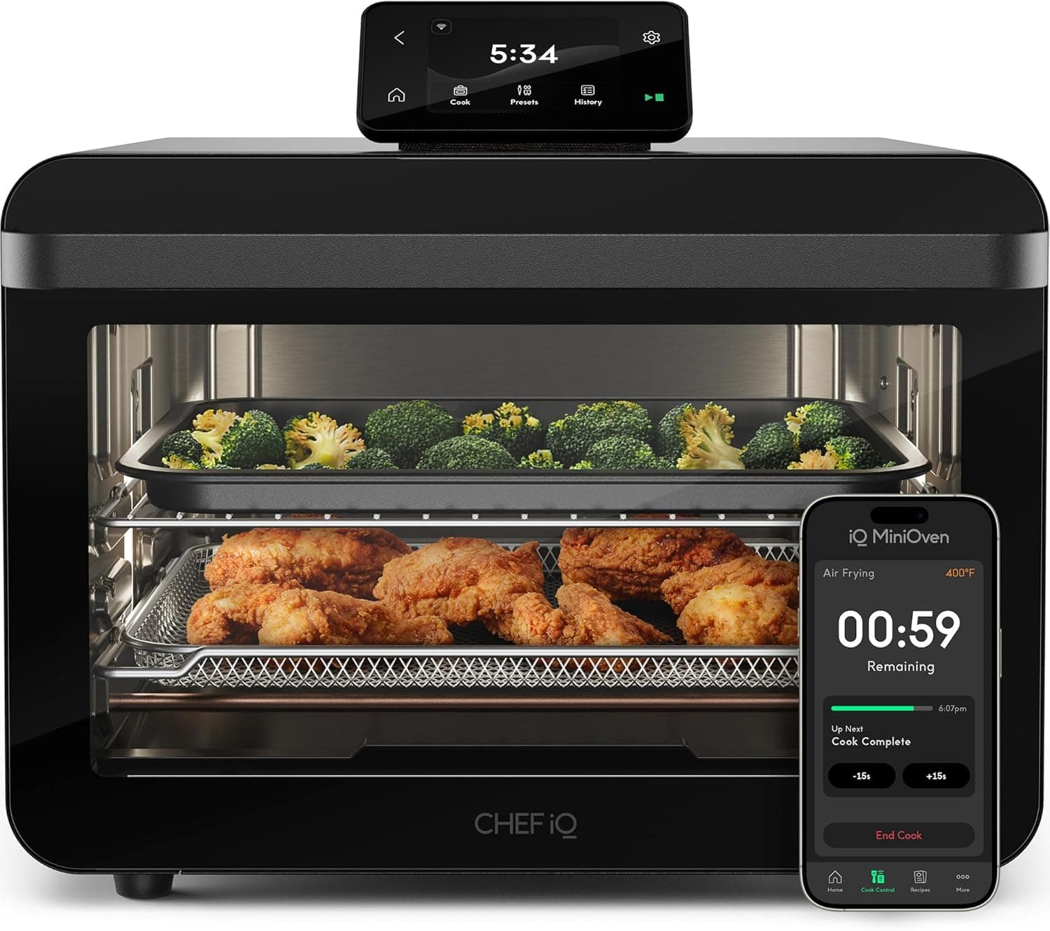 CHEF iQ MiniOven 25 Qt Smart Toaster Oven 🍽️