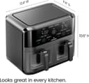 Thumbnail 6 de Chefman 6-Quart Dual Basket Air Fryer ⌚