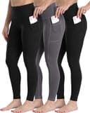 Thumbnail 1 de CHRLEISURE Fleece Lined Leggings with Pockets ⚙️