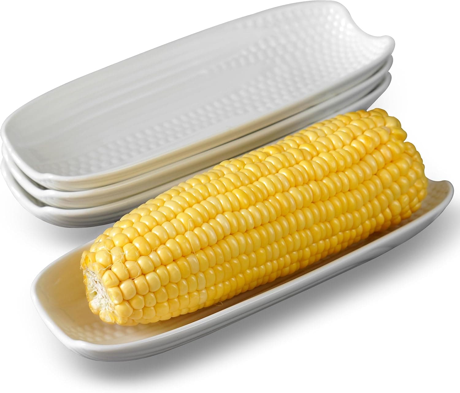 Cinf Ceramic Corn Cob Holders 8.8" corn dish set 🍽️