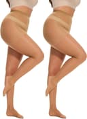 Thumbnail 1 de Citystl Plus Size 20D Sheer Control Tights 🧦