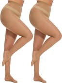 Thumbnail 5 de Citystl Plus Size 20D Sheer Control Tights 🧦