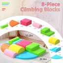 Thumbnail 2 de cjdropshipping 8 Piece Toddler Climbing Blocks soft play set 🧸