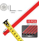 Thumbnail 1 de Clear Self-Adhesive Mini Wall Corner Protectors 39.37" Length 10Pack 🧰