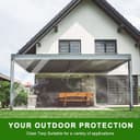 Thumbnail 4 de Clear Tarp 8x20ft Heavy Duty PVC Tarp 🏕️