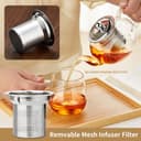 Thumbnail 3 de ClearTea Maker Glass Teapot 600ml 🍵