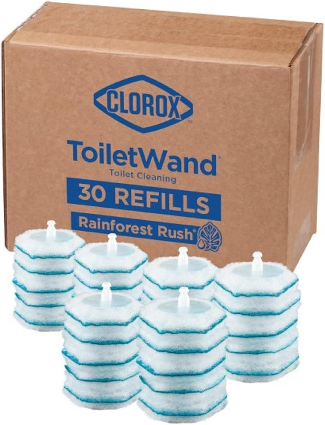 Clorox ToiletWand Rainforest Rush 30 refills 🧴