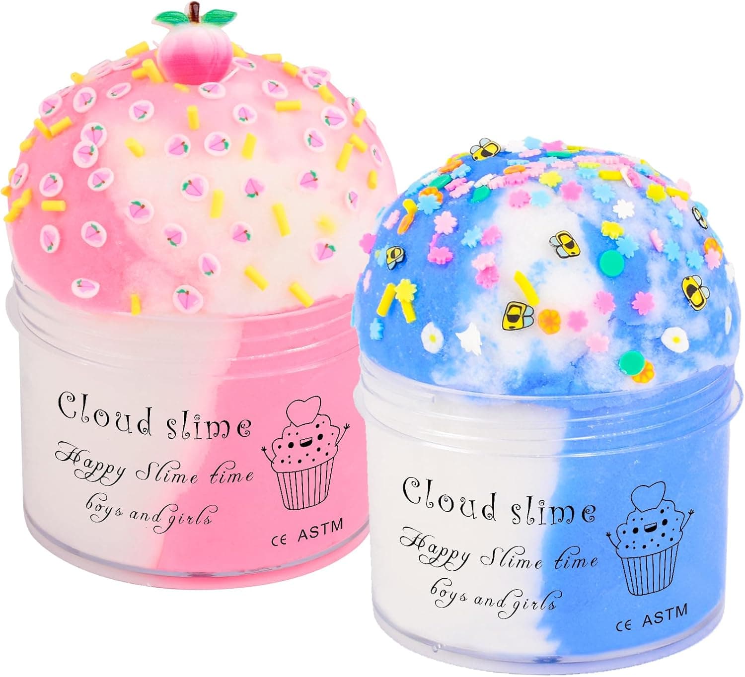 Cloud Slime Kit 2-Pack scented DIY slime set 🧸