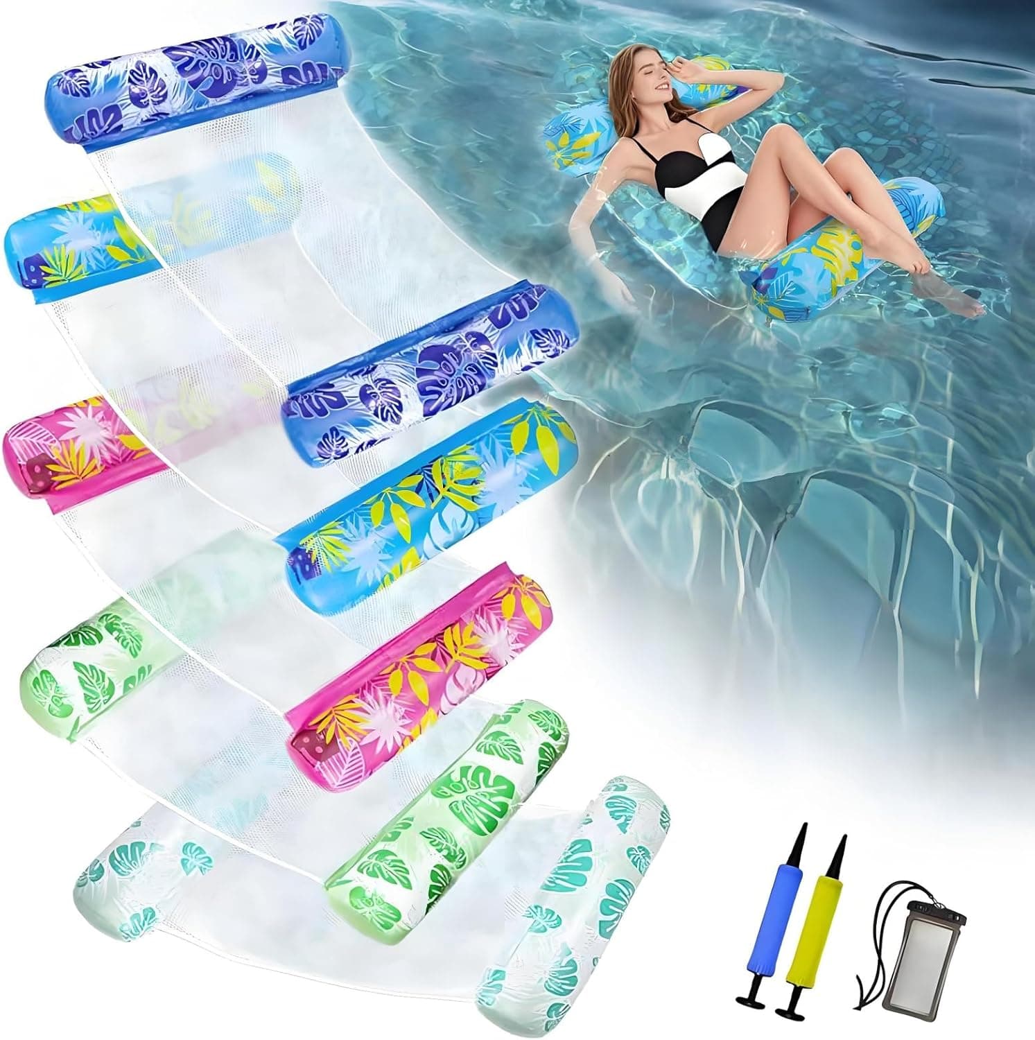 CLPCLP Inflatable Pool Floats 5-Pack 🏖️