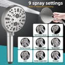 Thumbnail 1 de Cobbe Shower Head with 9 Spray Modes ⚙️