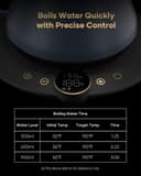 Thumbnail 3 de Cocinare FLOW B9 gooseneck kettle 0.9 L, 1500 W ☕