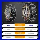 Thumbnail 6 de COCO BIRD 4WD-110 snow chains for light trucks 🚗