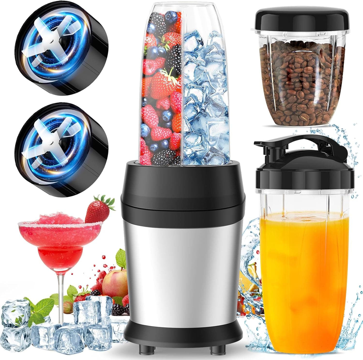 Colarlemo 12-Piece Smoothie Blender 25,000 RPM 🍹