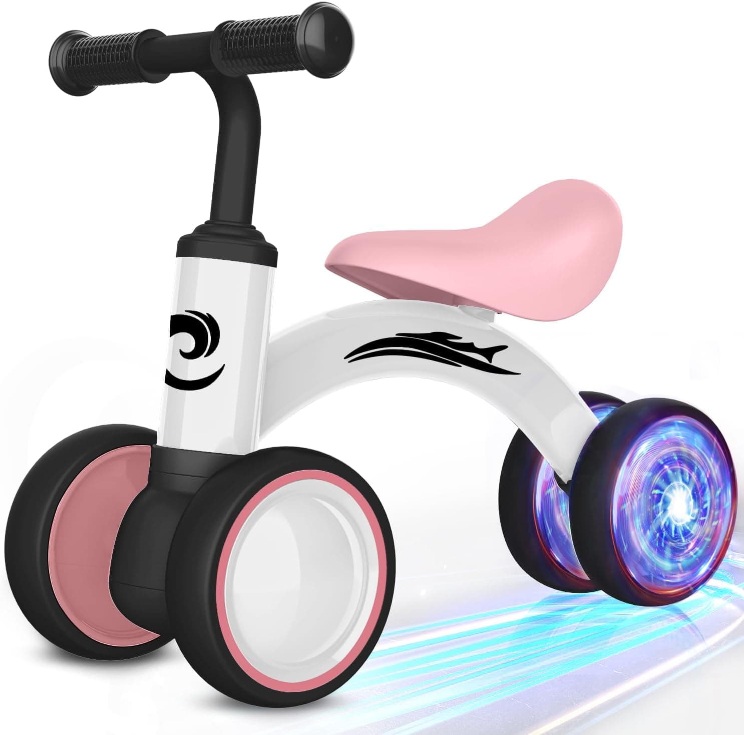 Colorful Lighting Baby Balance Bike 1st Birthday 🎁