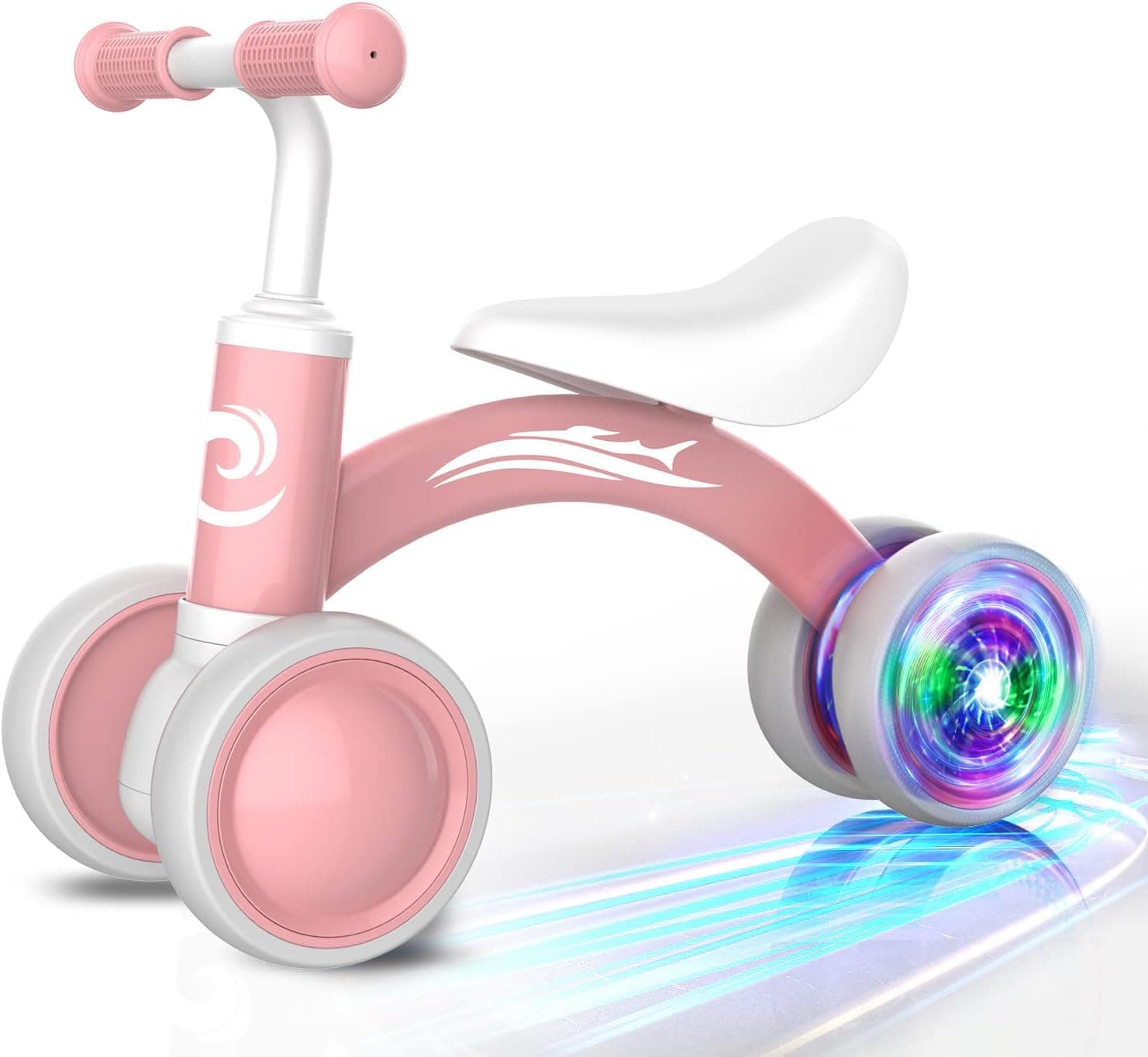 Colorful Lighting Balance Bike for 1 Year Old 🚲