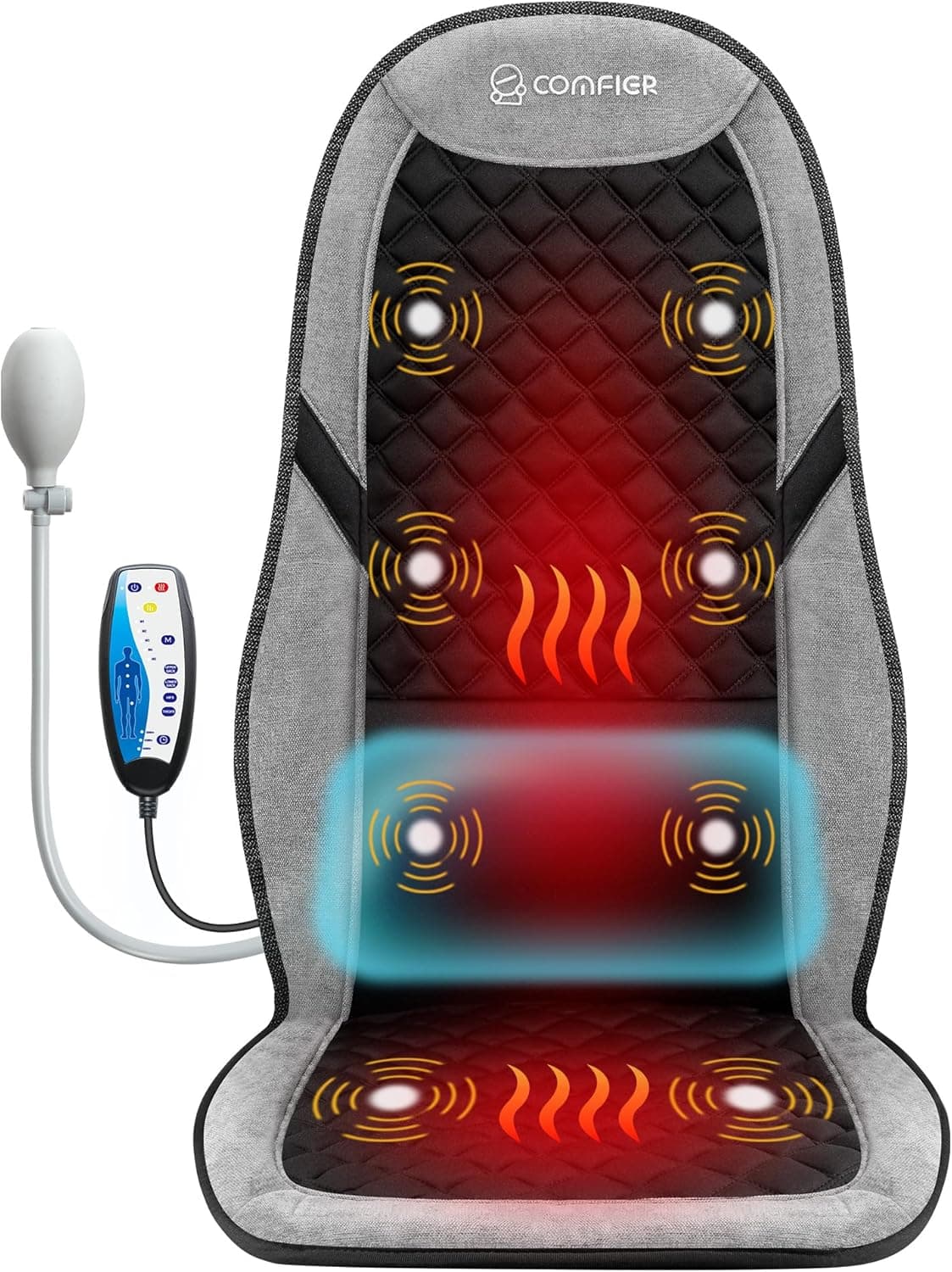 COMFIER Back Massager 10-motor seat cushion 🎧