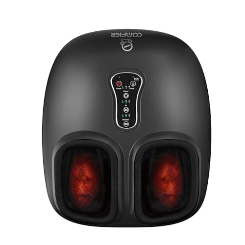 COMFIER Shiatsu Foot Massager with Heat, Vibration, Rolling Compression ⚙️