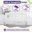 Thumbnail 5 de ComfyBumpy 1-Pack Bed Rail 35.5" for Toddlers 🛏️