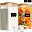 Thumbnail principal de ComSaf 1.2 Gallon Glass Pantry Jar 2-Pack 🍶