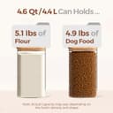 Thumbnail 2 de ComSaf 1.2 Gallon Glass Pantry Jar 2-Pack 🍶